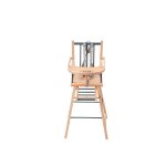 Chaise haute traditionnelle andr� fixe hybride bois et kaki