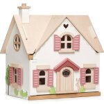 Chalet de campagne rose, beige