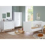 Chambre bb complte gaa blanc / chne