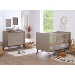 Chambre bb duo gaa argile / noyer