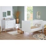 Chambre bb duo gaa blanc / chne