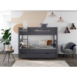 Chambre enfant lit superpos milo anthracite / htre