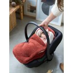 Chancelire coque et nacelle en sherpa foxy safran