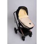 Chanceli�re pour poussette en peau d'agneau love the nature massepain