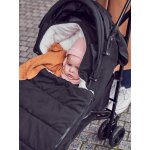 Chanceli�re poussette en toile d�perlante noir