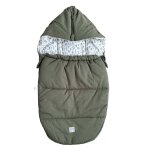 Chanceli�re pour si�ge auto b�b� small jersey hooded vert olive