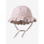 Chapeau b�b� fille finition festonn�e �cru
