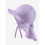 Chapeau coton prot�ge - nuque enfant sterntaler lavande