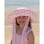 Chapeau enfant en coton protection soleil violet