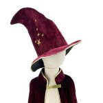 Chapeau gandalf bordeau