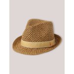 Chapeau en paille enfant ecru