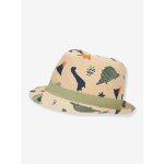 Chapeau de paille avec imprim� dinosaure gar�on sterntaler sable
