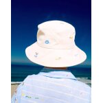 Chapeau panama avec broderie carolina celas x zippy beige clair