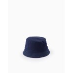 Chapeau en serg avec attache bleu fonc