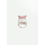 Chapka bb en velours ctel bloom rose