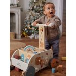 Chariot de marche 2 en 1 les amis de la fort en bois fsc bois