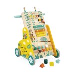 Chariot de marche en bois tropik multicolore