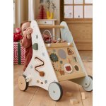 Chariot de marche avec freins en bois fsc�100% green forest