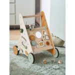 Chariot de marche avec freins en bois fsc�100% tanzanie