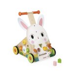 Chariot de marche multi - activités lapin blanc Chariot de marche multi - activités lapin blanc