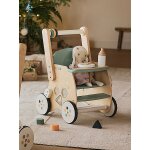 Chariot de marche poussette en bois fsc vert