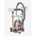 Chariot m�nage + aspirateur gris