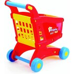 Chariot de supermarch� multicolore