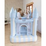 Chateau gonflable pvc avec gonfleur bleu
