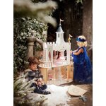 Château de princesse pour poupées mannequins en bois fsc® blanc Château de princesse pour poupées mannequins en bois fsc® blanc