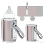 Chauffe - biberon portable thermup go usb avec maintien de la temp�rature jusqu � 24 h, sans bpa pink ...