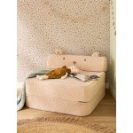 Chauffeuse enfant en sherpa ourson camel