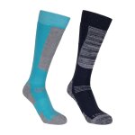 Chaussettes de ski convex bleu marine / bleu