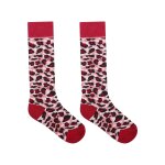 Chaussettes de ski coton vieux rose