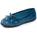 Chaussons ballerines souples, ultra confortables et l�gers, confort technologie everywear bleu canardfleurs ...