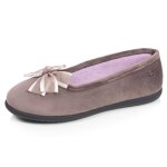 Chaussons ballerines souples, ultra confortables et l�gers, confort technologie everywear taupe