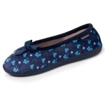 Chaussons ballerines ultra confortables semelle  mmoire de forme liberty bleu