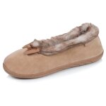 Chaussons ballerines en velours, semelle ultra confort, soutient votre vo�te plantaire, mousse � m�moire ...