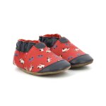 Chaussons bb super cars rouge marine