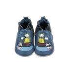 Chaussons bb chamarin bleu fonce marine