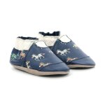 Chaussons bb crazy zebra bleu
