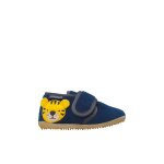 Chaussons b�b� gar�on en tissu samby marine