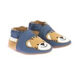 Chaussons bb tigroo bleu camel