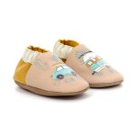 Chaussons bb vintage rest beige jaune