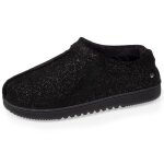 Chaussons bottillons dessus cuir, semelle confort noir nacr