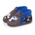 Chaussons bottillons semelle antidérapante gris Chaussons bottillons semelle antidérapante gris
