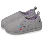 Chaussons bottillons ultra confortables, intrieur en fausse fourrure gris chin