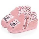 Chaussons bottillons � zip, faciles � enfiler, bon maintien du pied, semelle antid�rapante blush