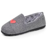 Chaussons charentaises souples, ultra confortables et l�gers, confort technologie everywear gris fonc� ...