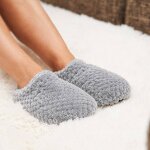 Chaussons chauffants - du 36 au 42 gris paillet�
