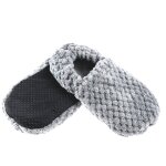 Chaussons chauffants - du 36 au 42 gris paillet�